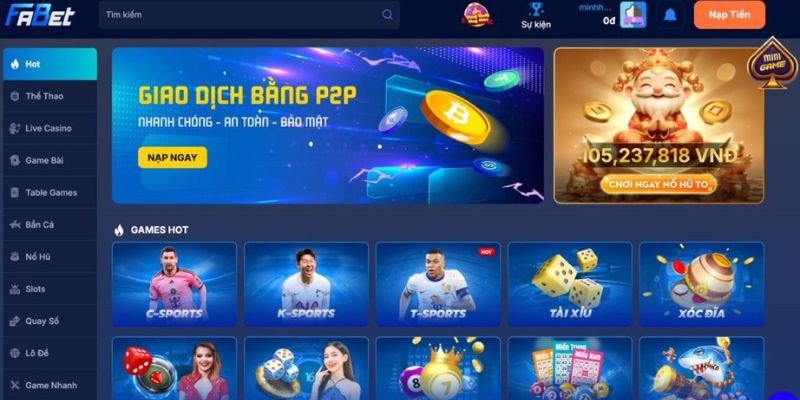 FABET - Điểm Đến Cá Cược Trực Tuyến Uy Tín Và Hấp Dẫn 2025 1 Vì sao FABET lại nhận được sự quan tâm của nhiều bet thủ?
